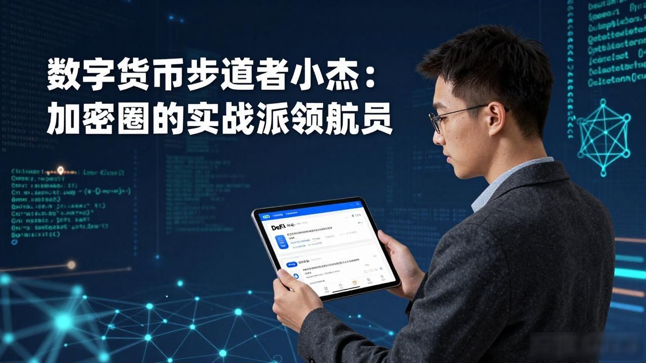数字货币步道者小杰_数字货币领域专业分析人士小杰 链上数据加密货币市场趋势判断 DeFi NFT赛道投资风险管理教育